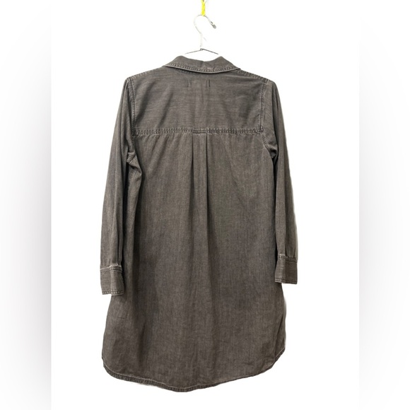 Madewell Gray Denim Shirt Dress size small - Picture 2 of 7